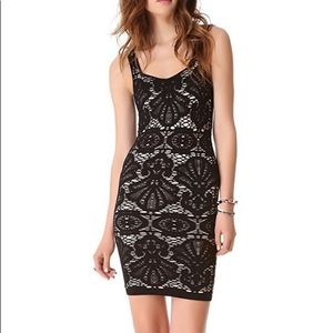 Intimately Free People - Medallion Black Lace Lined Bodycon Dress - Size XS/S